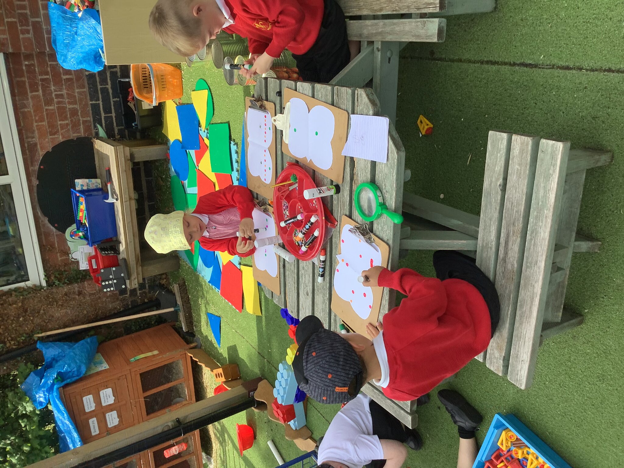 Image of Creating butterflies in the sunshine! 