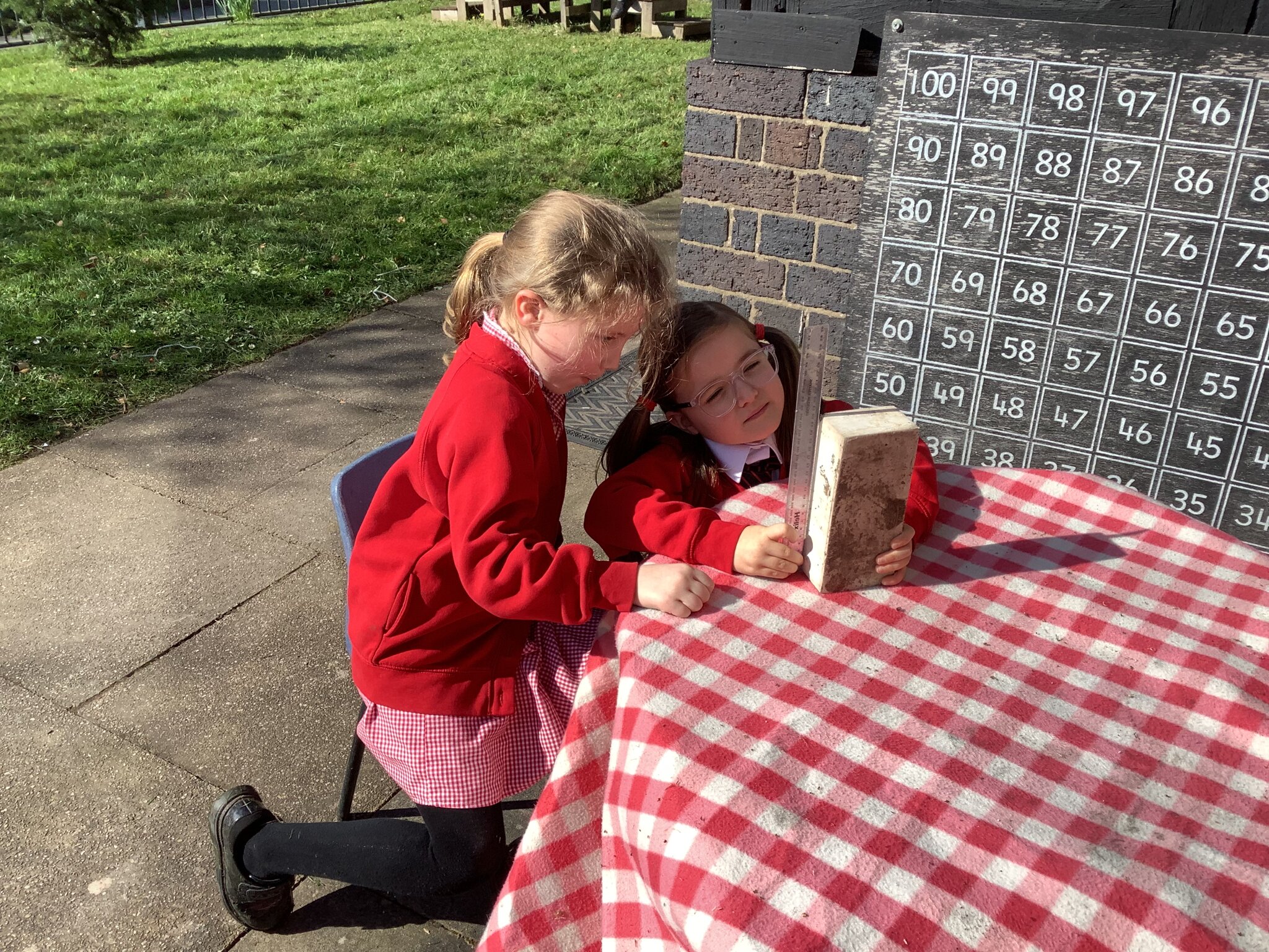 Image of Measuring in centimetres 