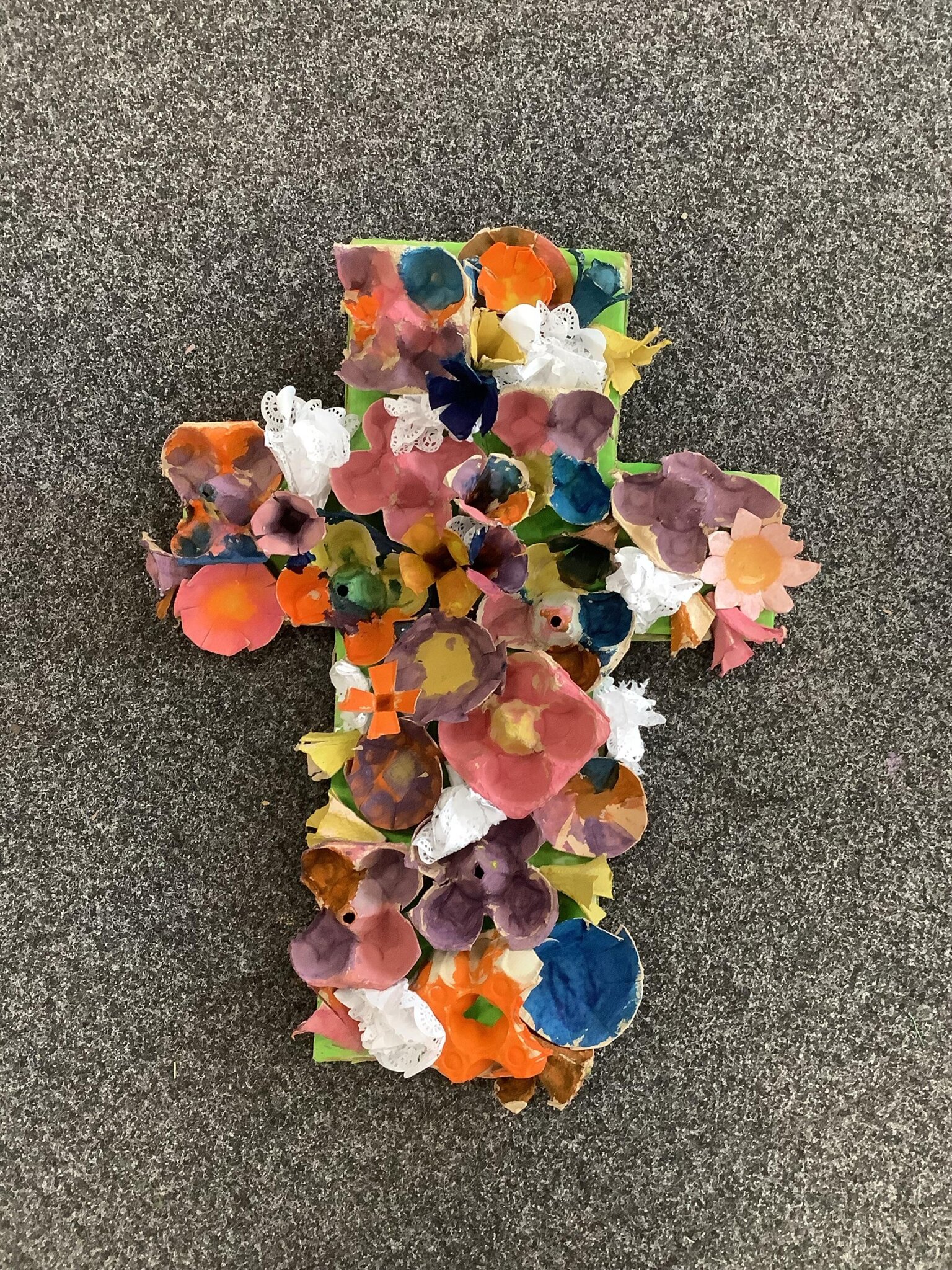 Image of Class 1's Easter Cross