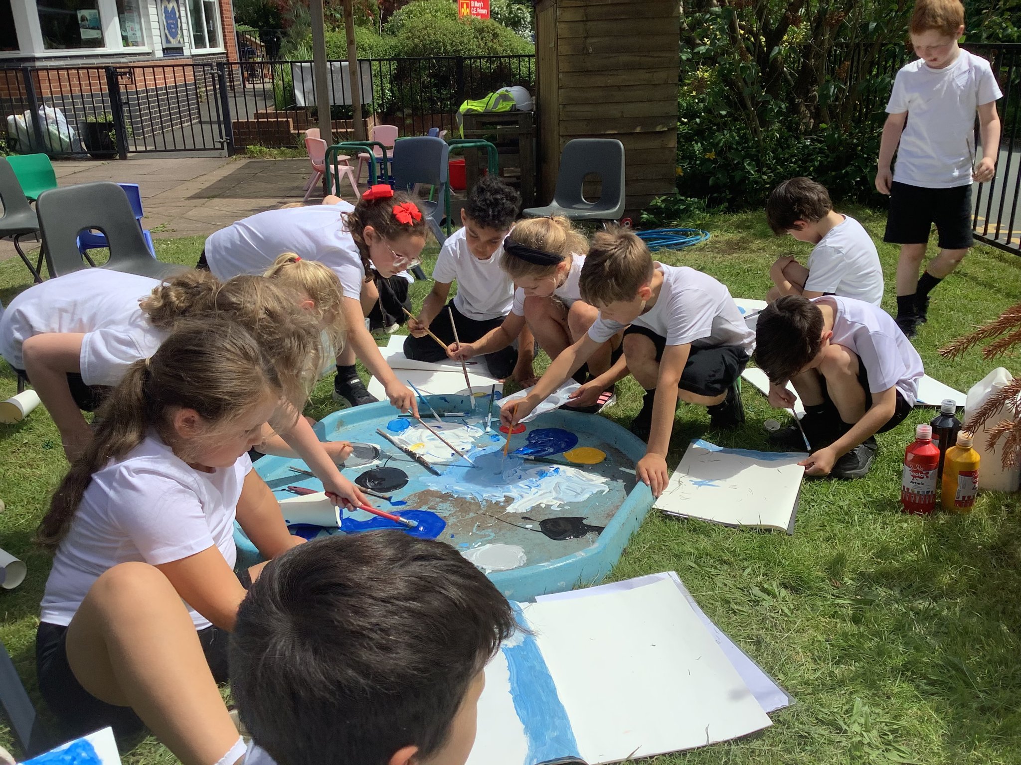 Image of Painting the sky