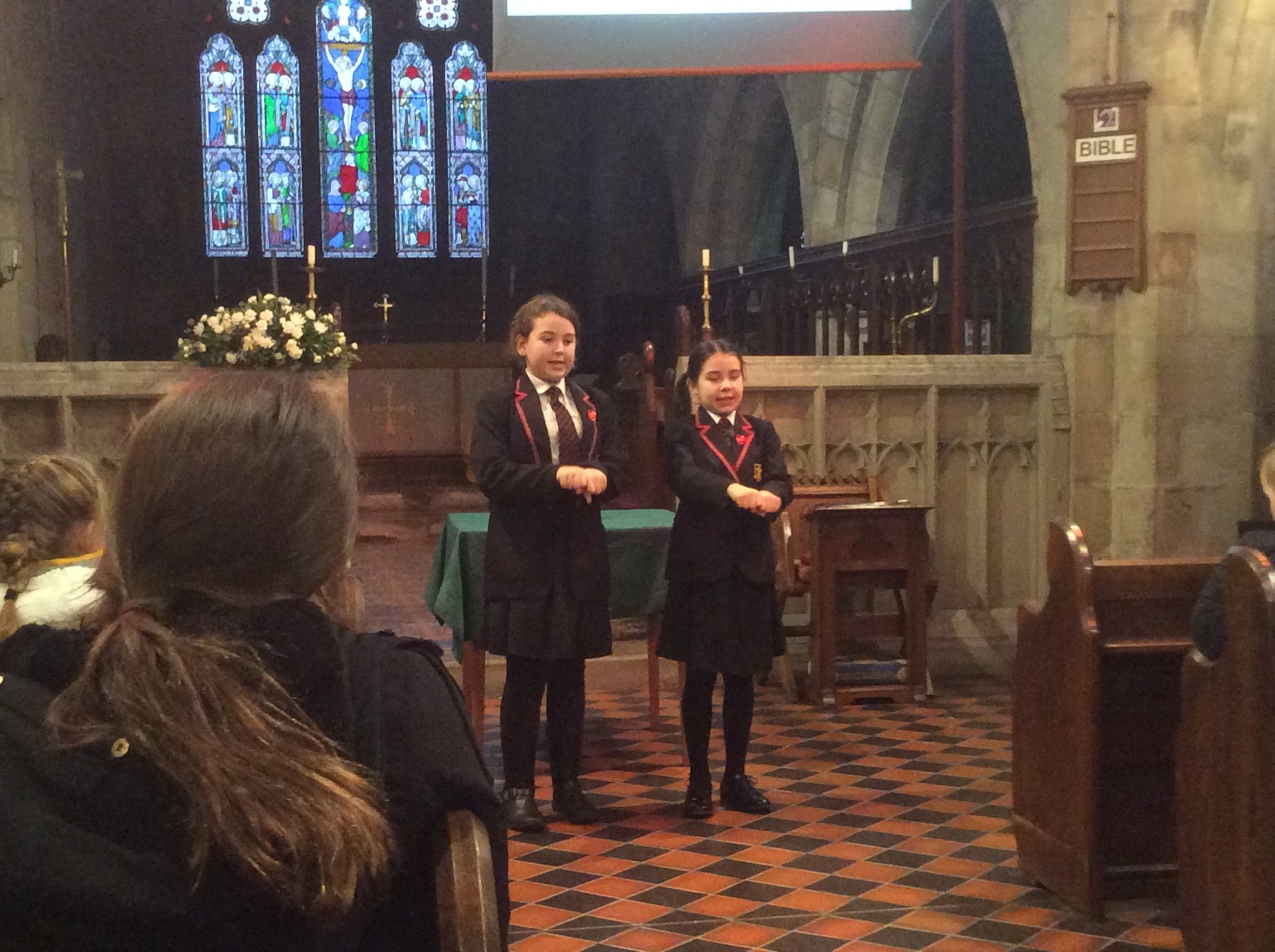 Image of The Lords Prayer in Makaton