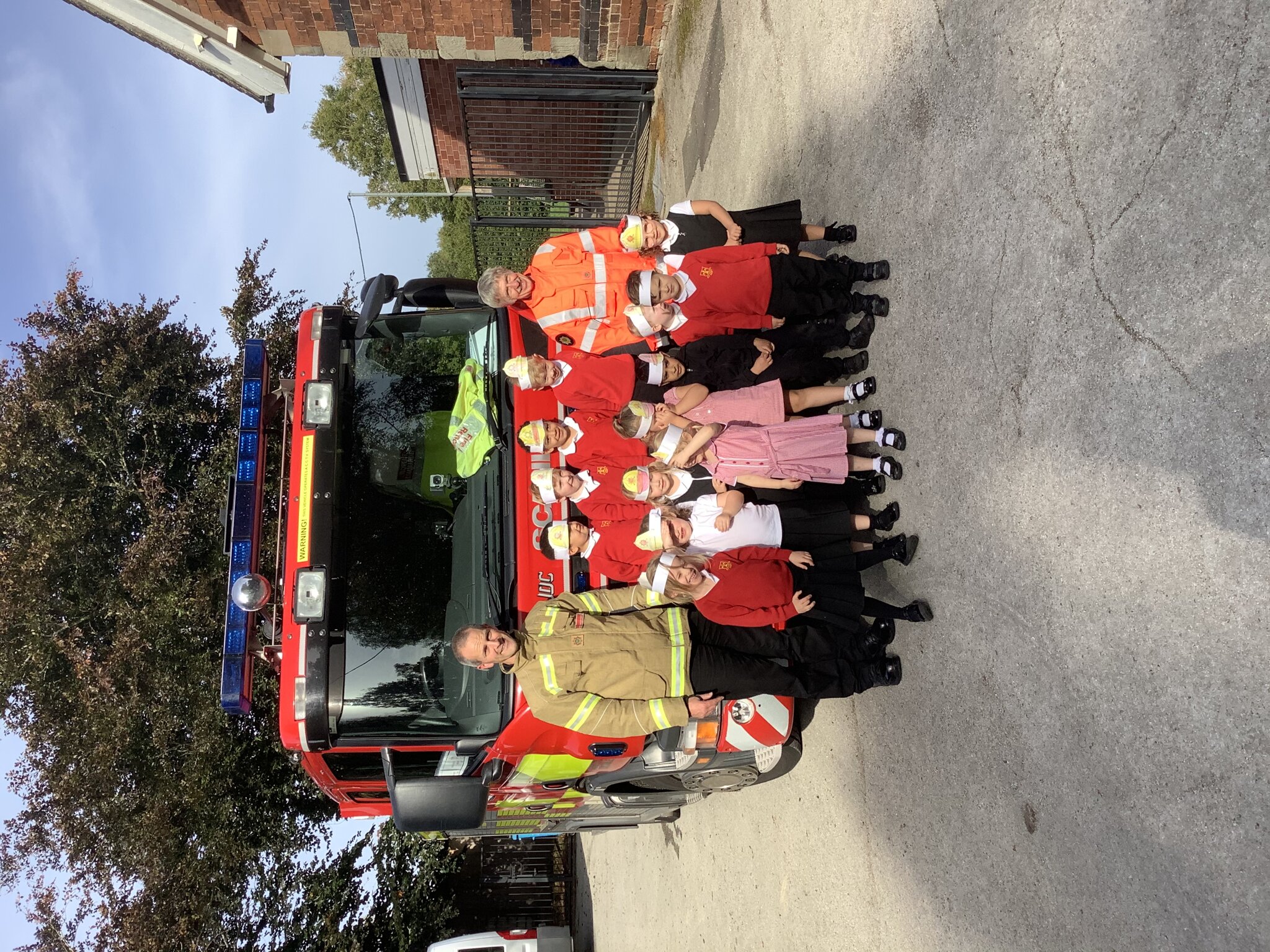 Image of We had an amazing visit from the firefighters! 