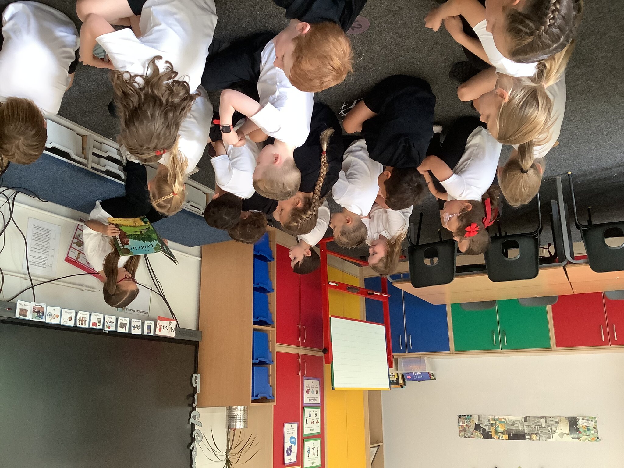Image of Story Time in Class 2