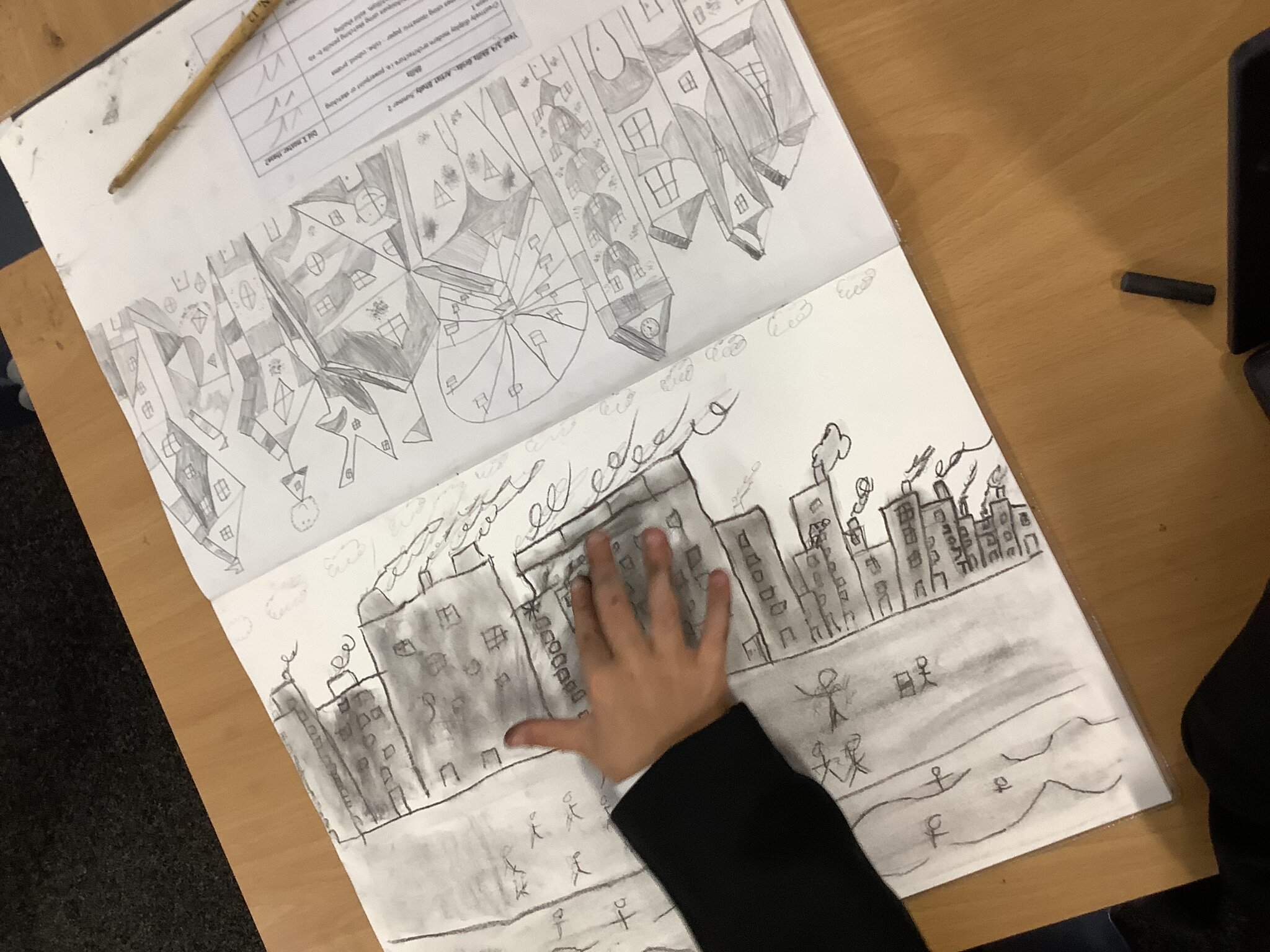 Image of Final Charcoal Pieces