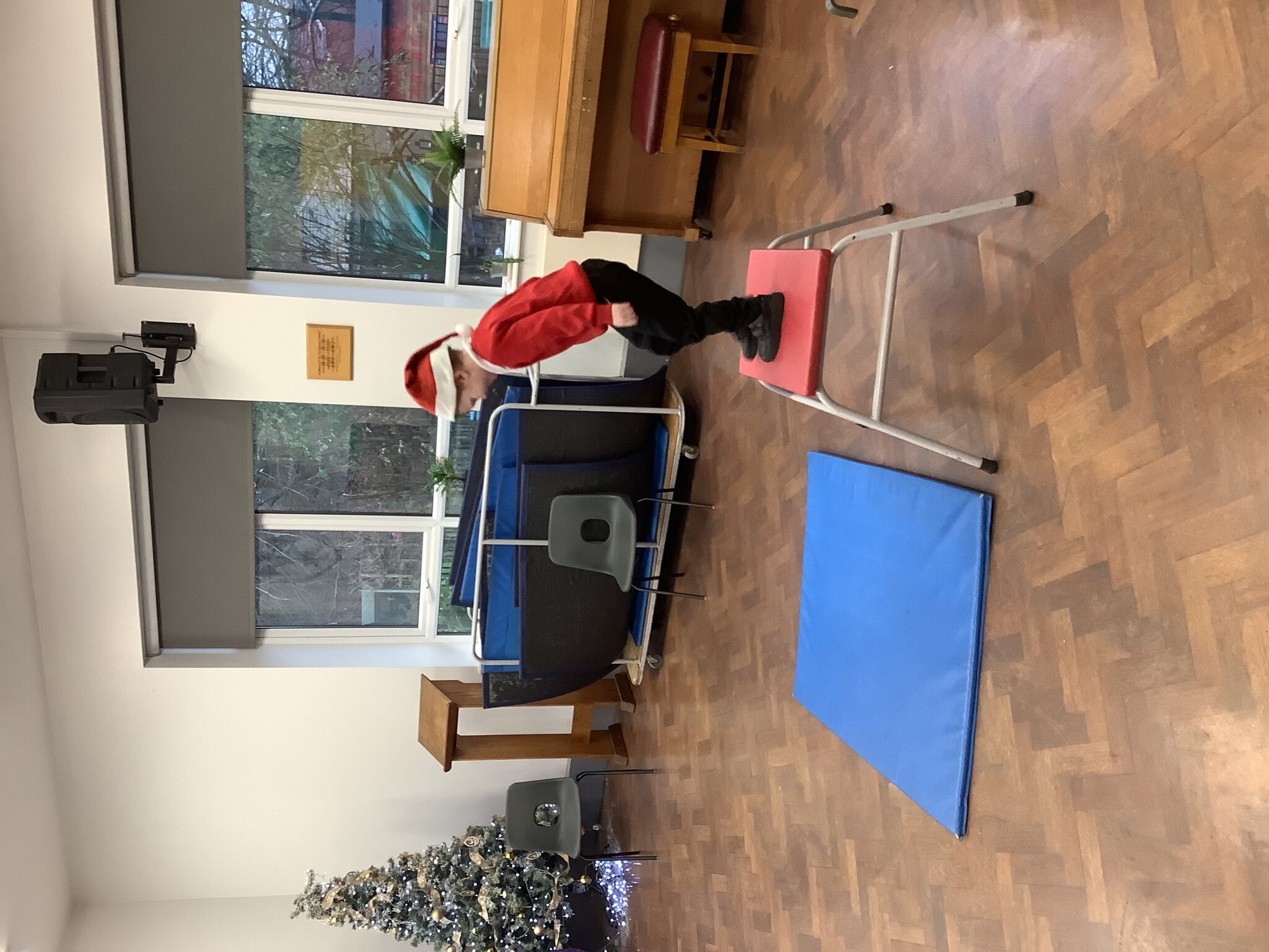 Image of Santa obstacle course!