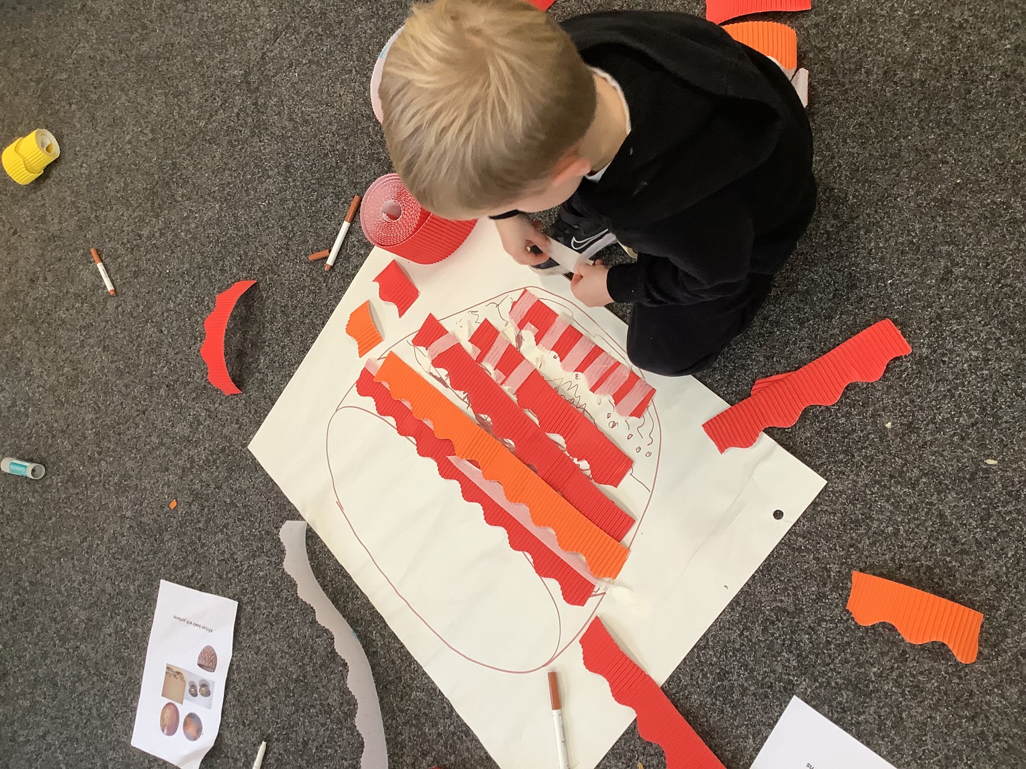 Image of Weaving a fruit basket!