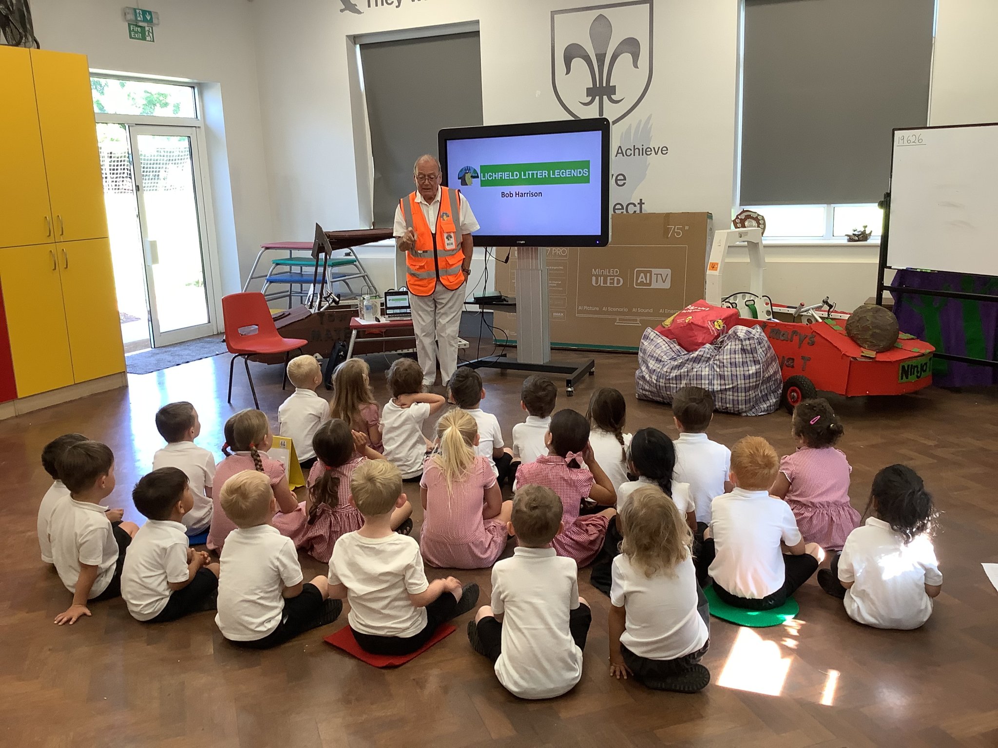 Image of A visit from Bob at The Lichfield Litter Legends!