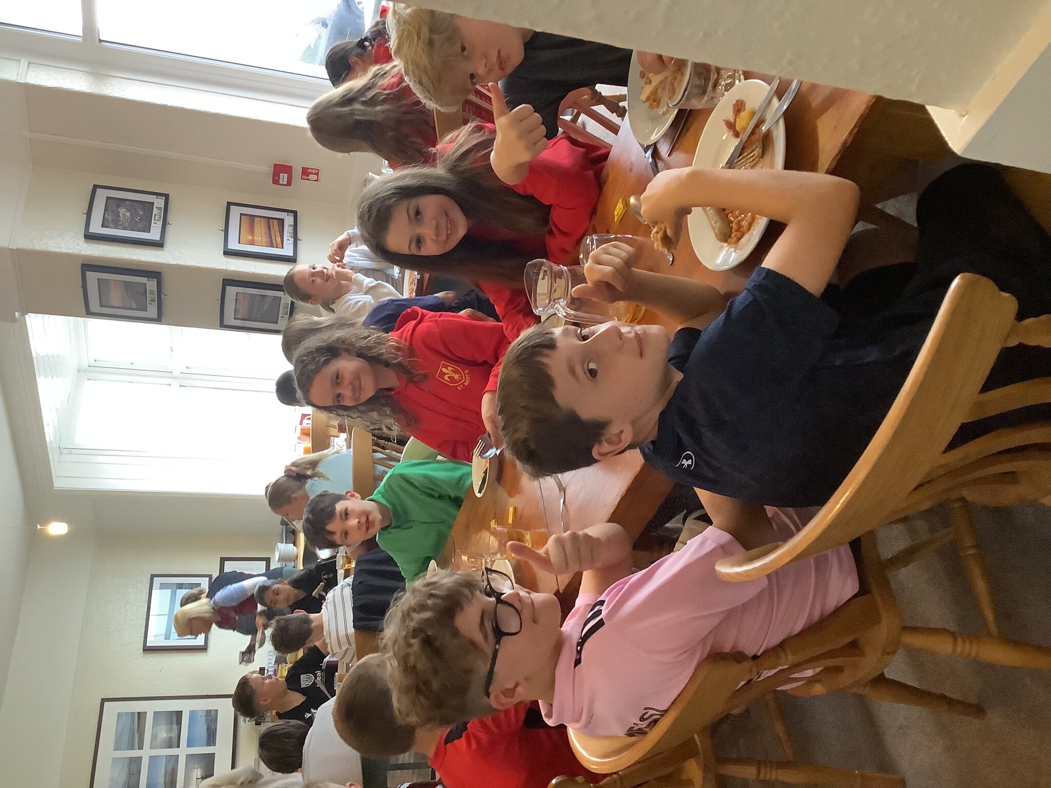 Image of Enjoying our breakfast