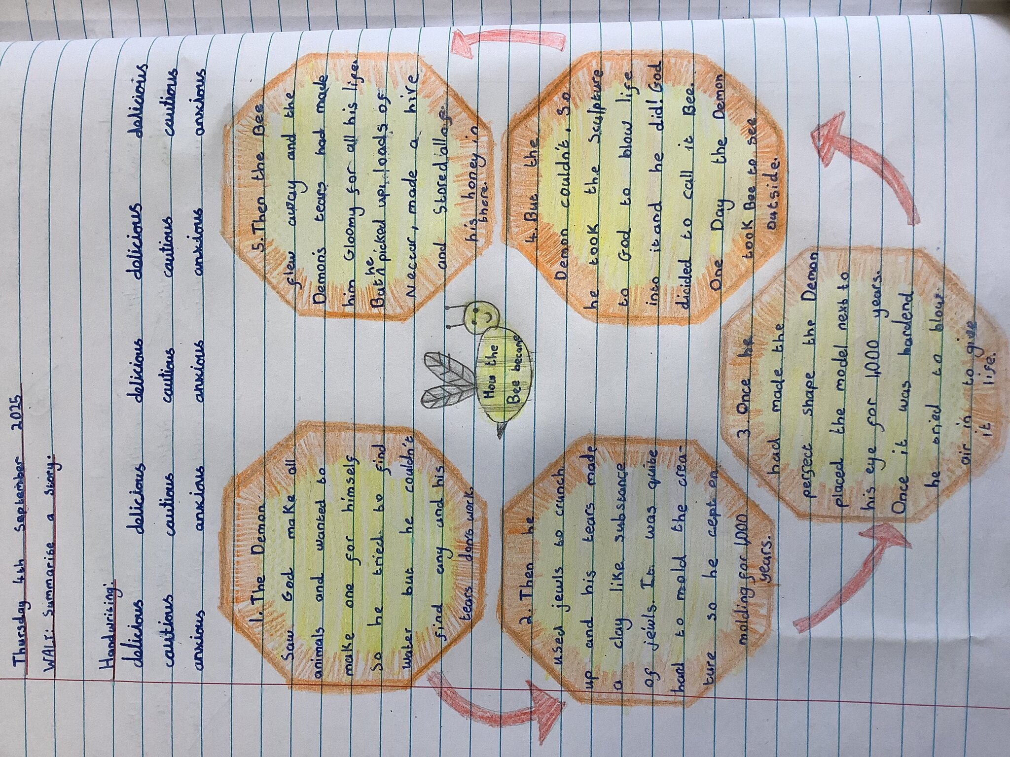 Image of Bee-utiful English Work