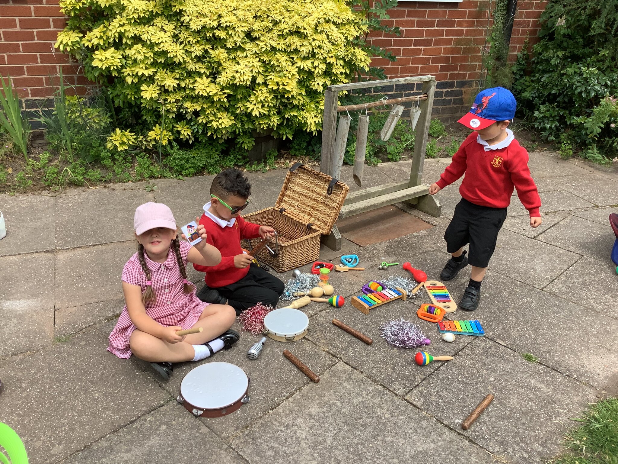 Image of We enjoy music outside! 