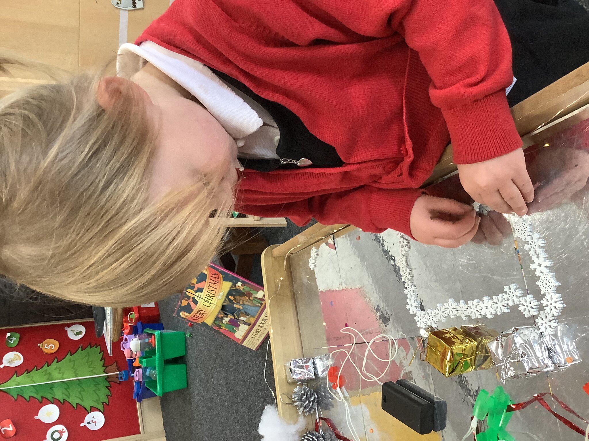 Image of Christmas loose parts play! 