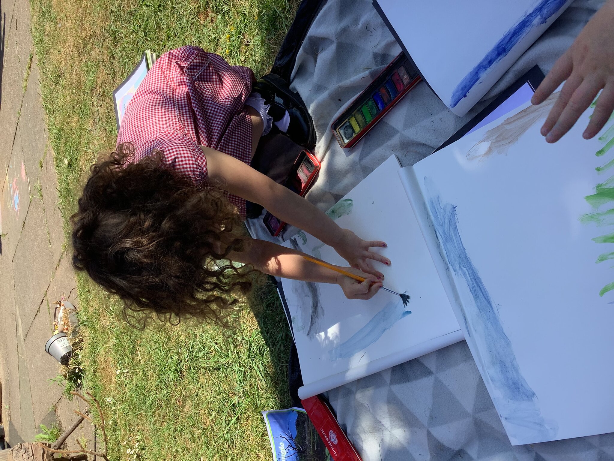 Image of Painting jungles in the sunshine.