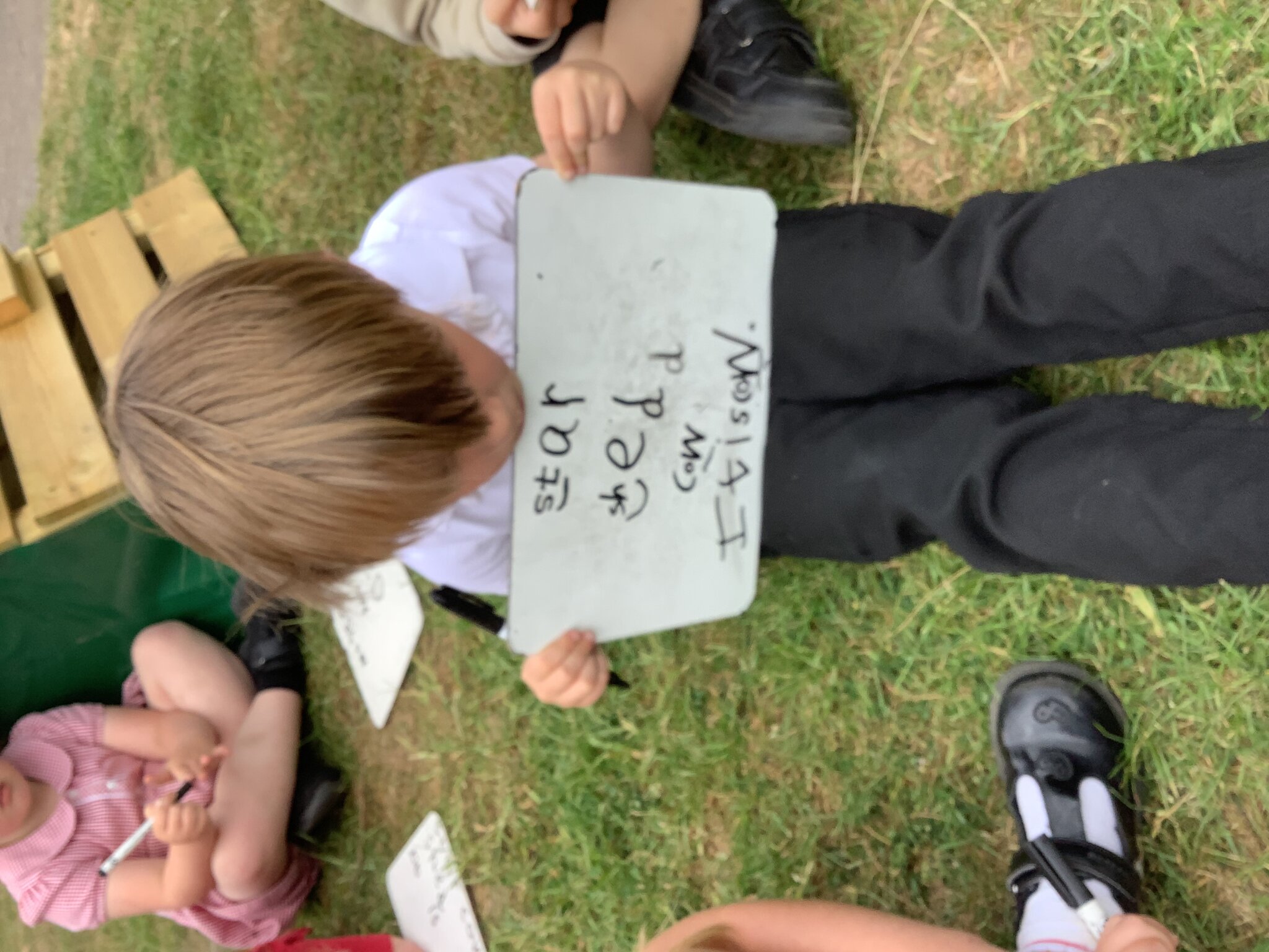 Image of Phonics outside!