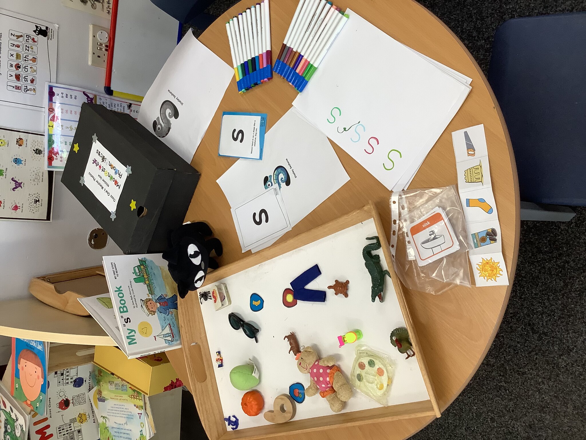 Image of Reception have started their monster phonics missions with the s sound! 