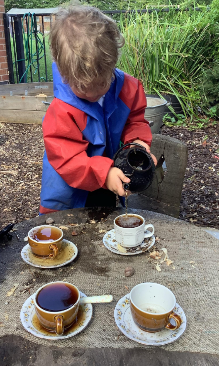 Image of Mud kitchen fun!