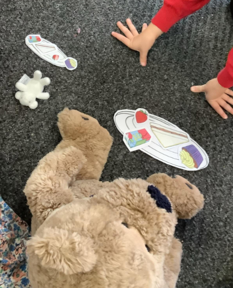 Image of Learning about size and sorting by size!