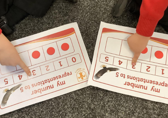 Image of Representing 5!