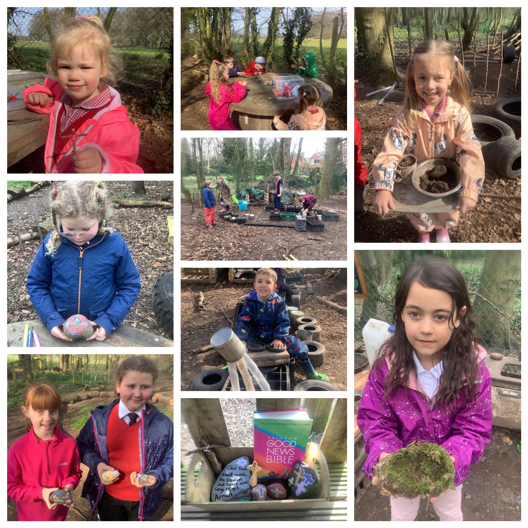 Image of Outdoor learning in the sunshine