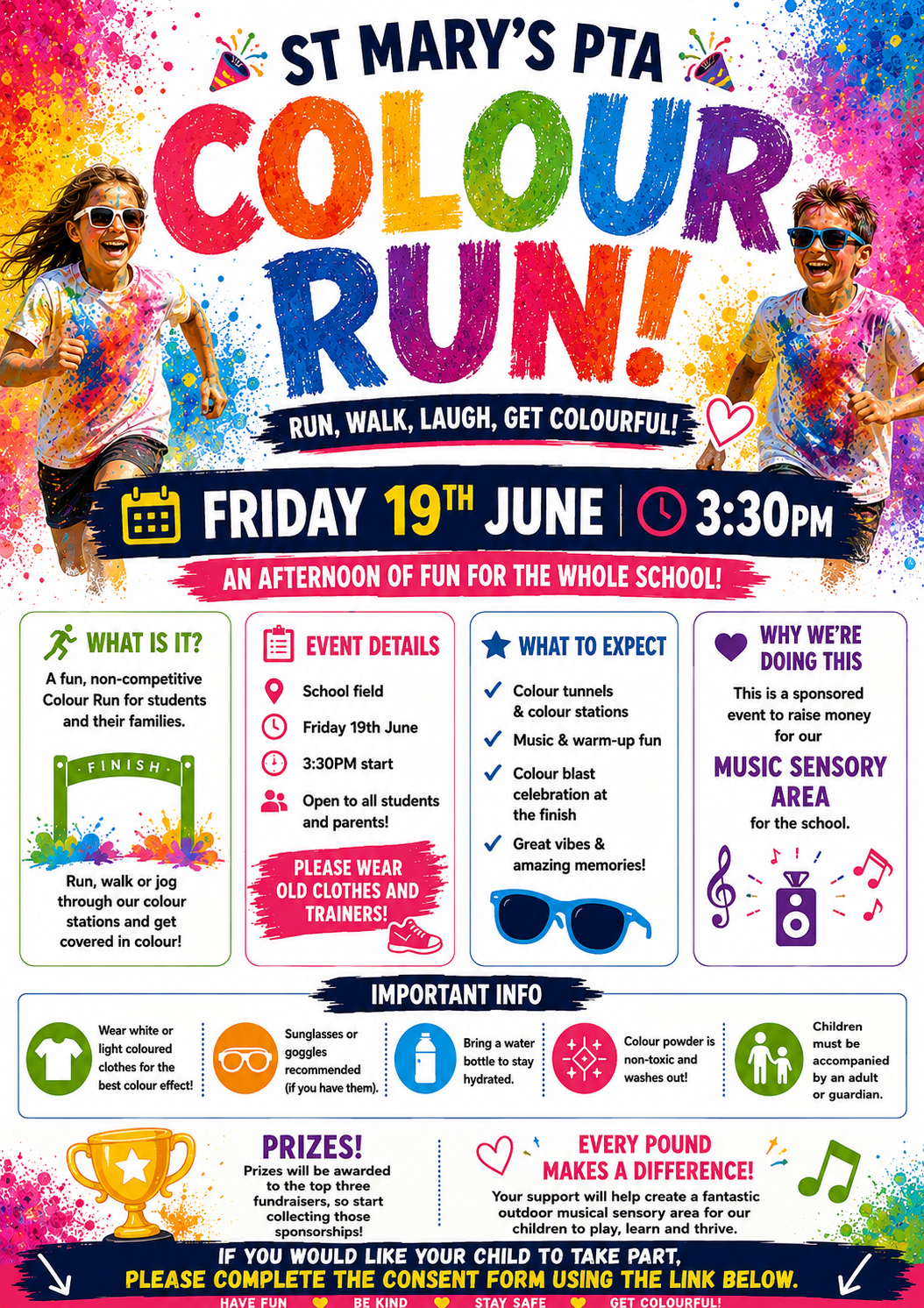 Image of PTA Colour Run