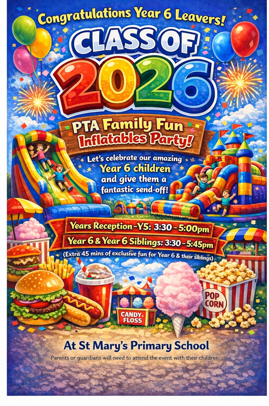 Image of PTA Family Fun Inflatables Party