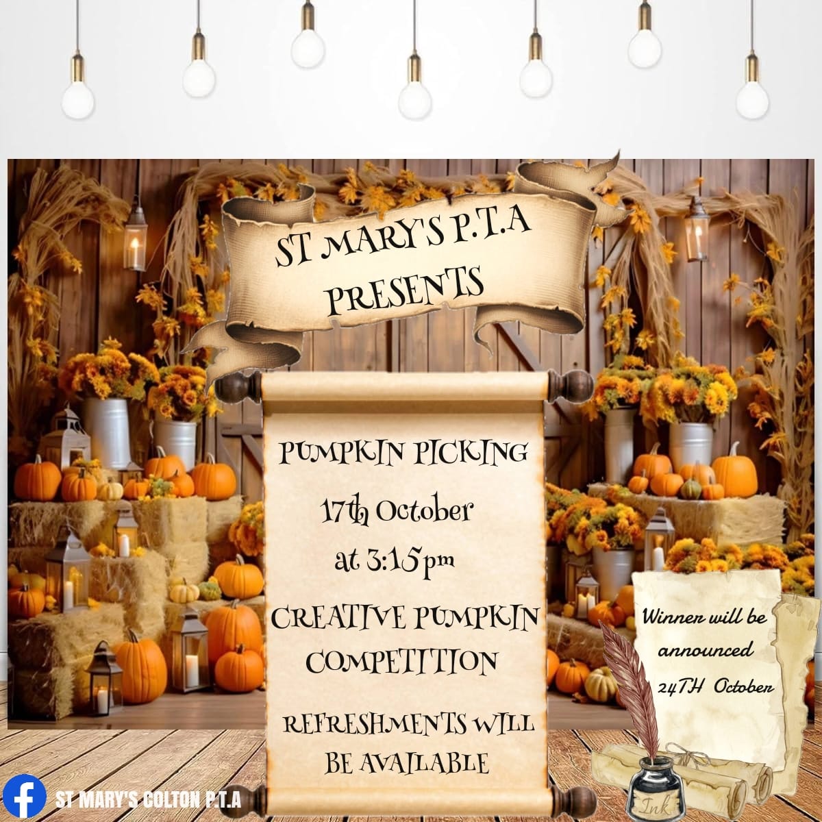 Image of PTA Pumpkin Picking Event