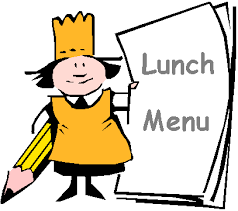 Image of School Dinner Menu