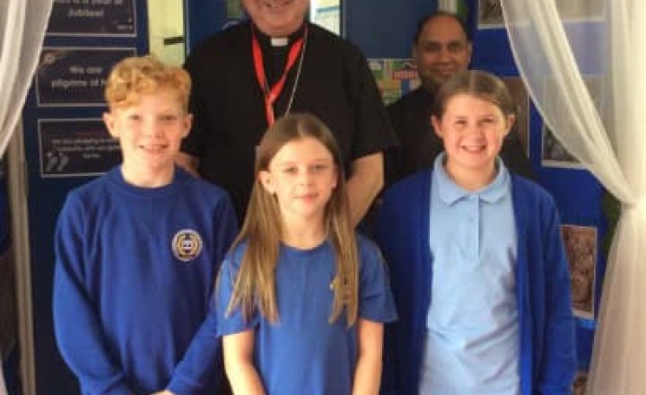 Image of Bishop Stephen comes to visit
