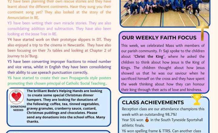 Image of Weekly Bulletin 28/11/25