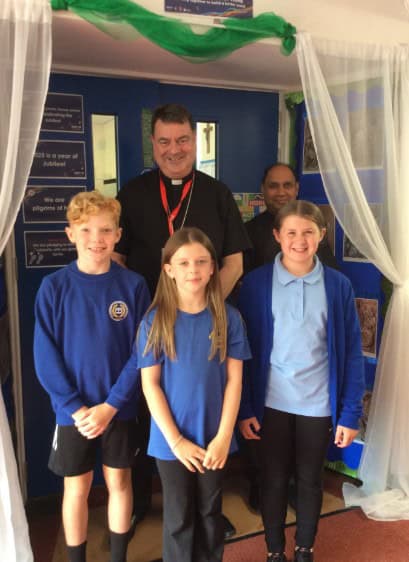 Image of Bishop Stephen comes to visit