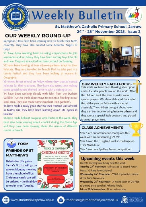 Image of Weekly Bulletin 21/11/25