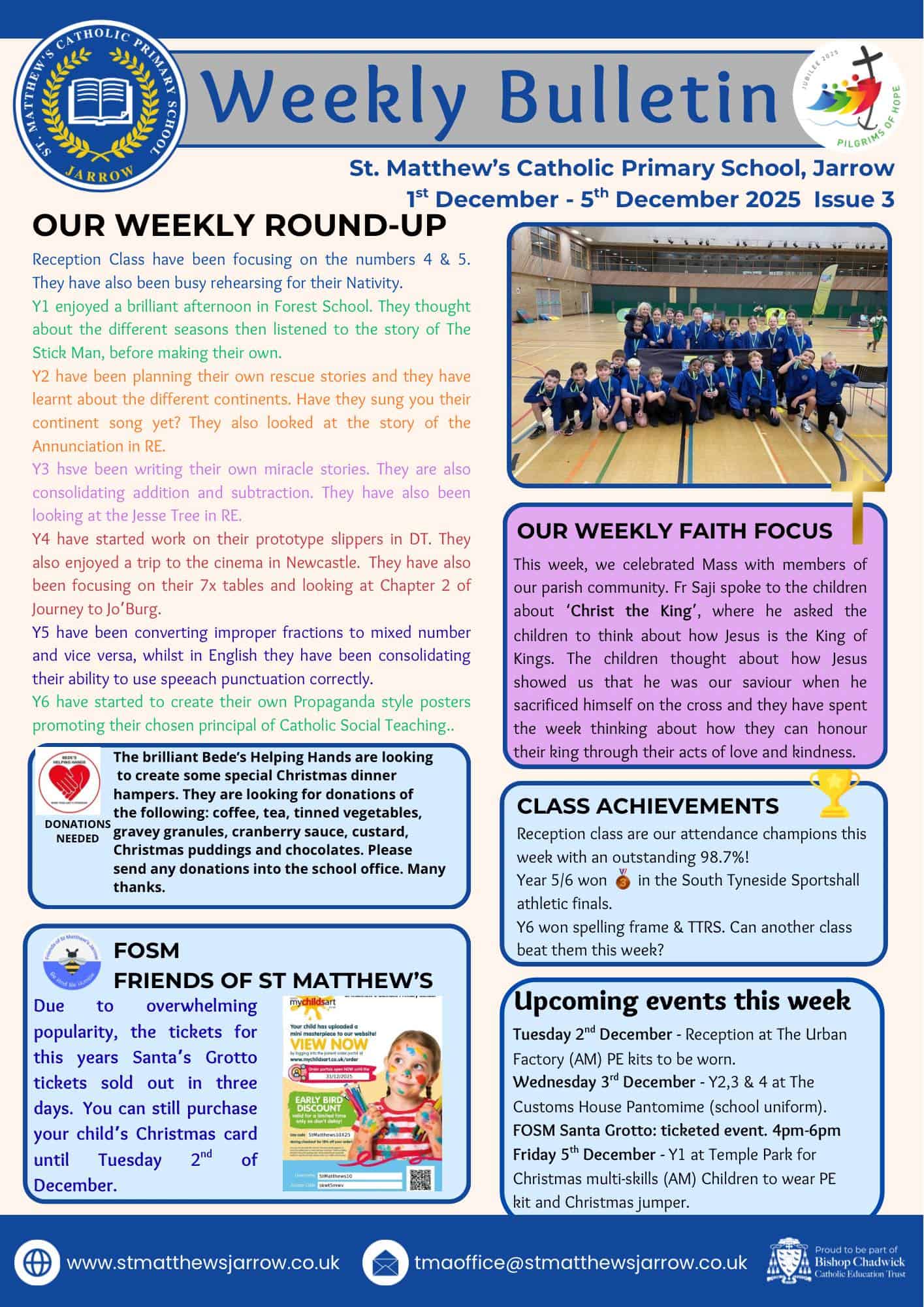 Image of Weekly Bulletin 28/11/25