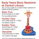 Image of Early Years Story Sessions at Central Library