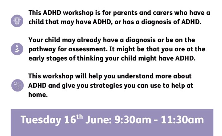 Image of ADHD Parent Carer Workshop
