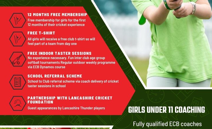 Image of Join Our Girls Cricket Team