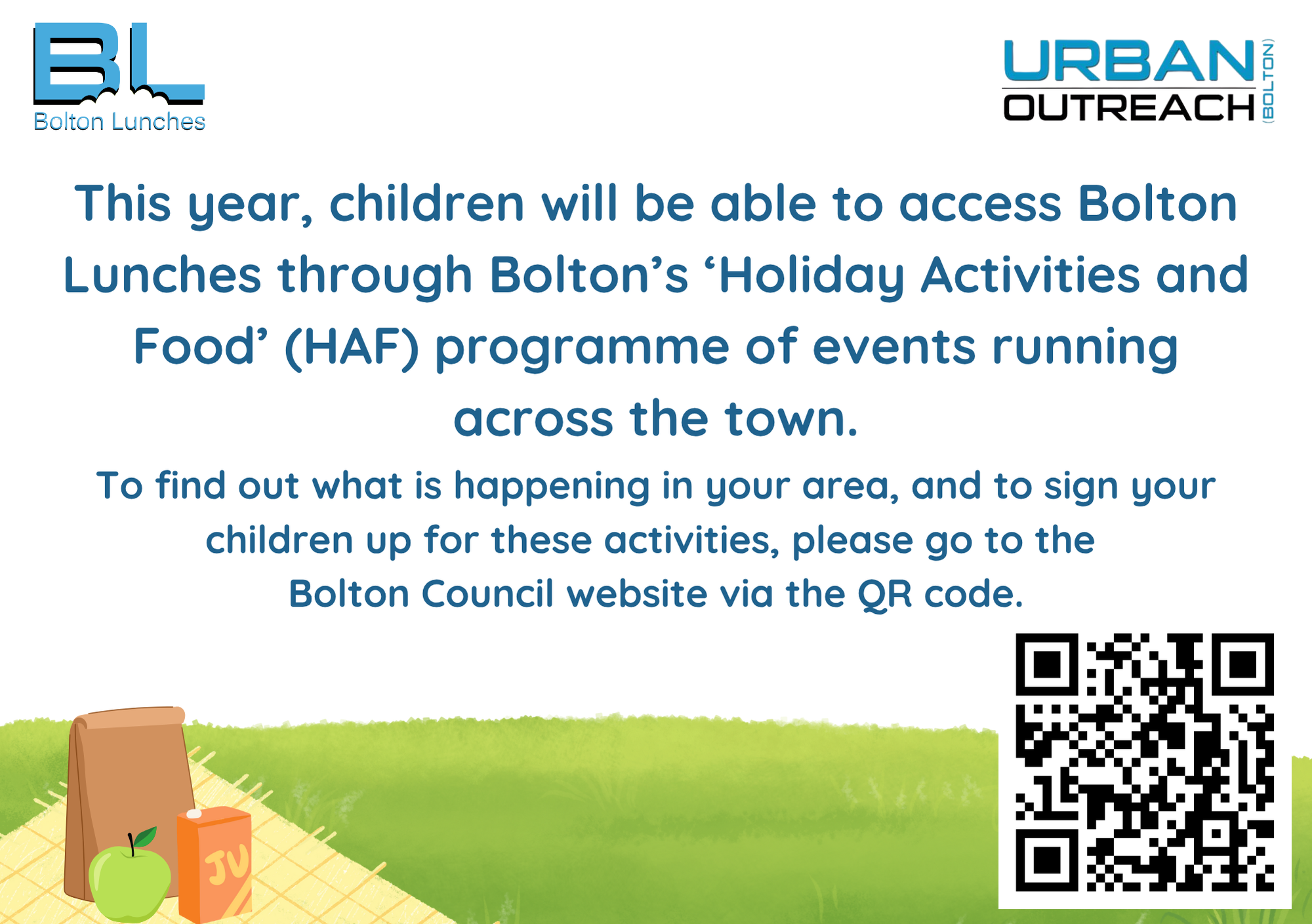 Image of Bolton Holiday Activities and Food Programme Summer Holidays