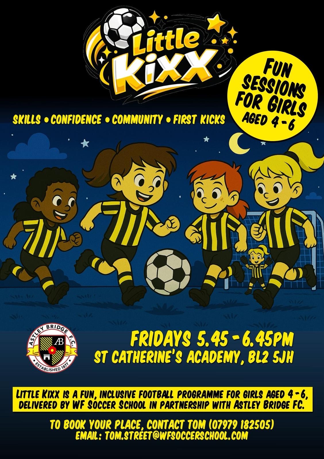 Image of Little Kixx Girls Football Sessions 