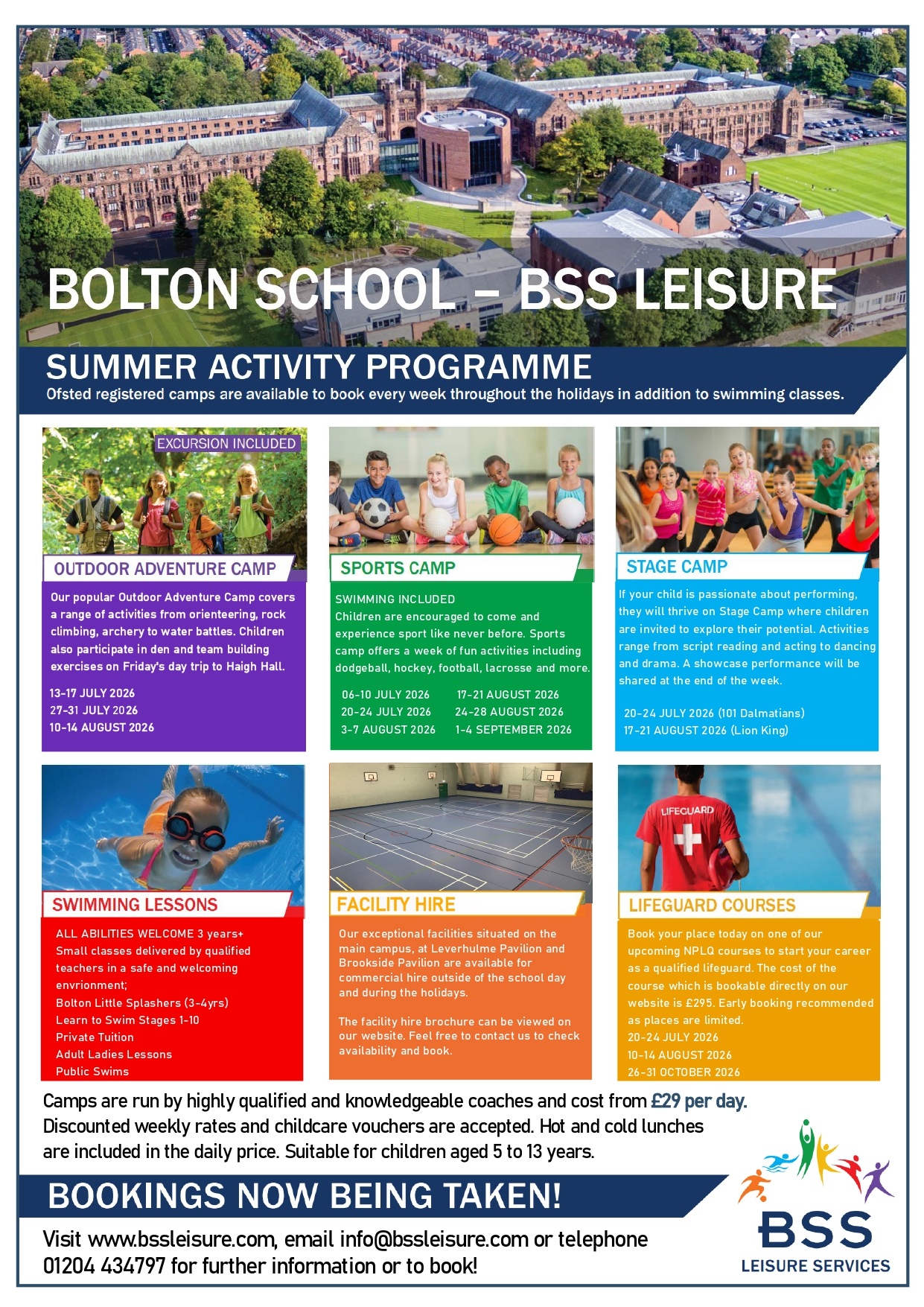 Image of Bolton School Summer Clubs