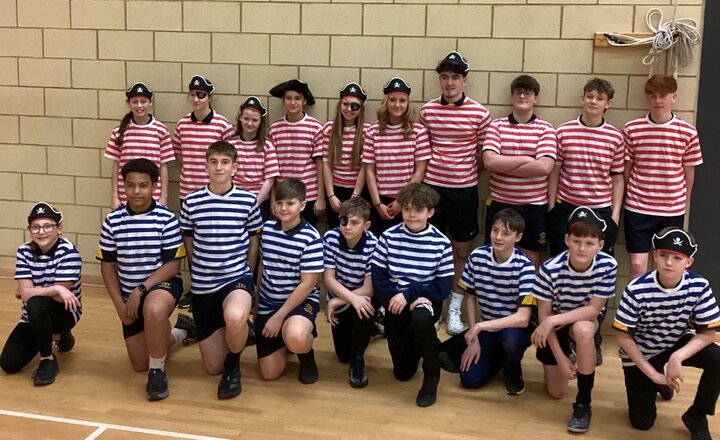 St Michael's students at pirate sport festival 