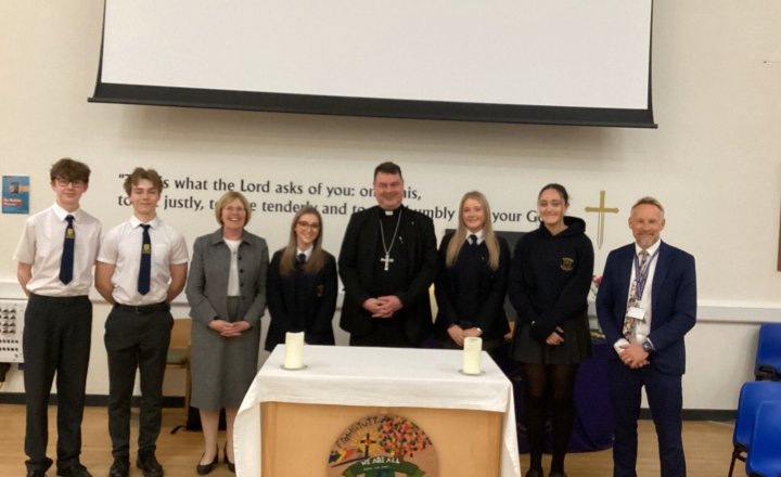Bishop Stephen Wright visits St Michael's Catholic Academy