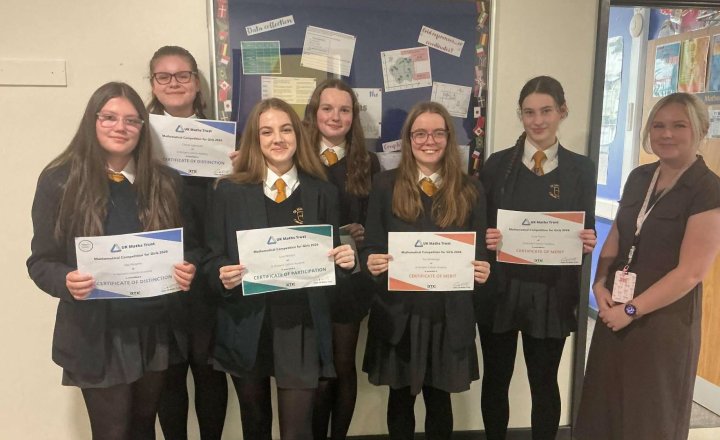 Image of Year 11 Mathematicians Achieve Outstanding Success in National Competition at St Michael's Catholic Academy