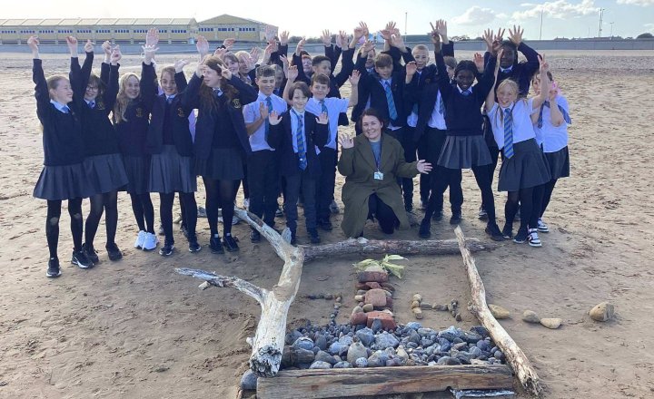 Image of Year 7 Students Explore Faith and Reflection During Beach Retreat