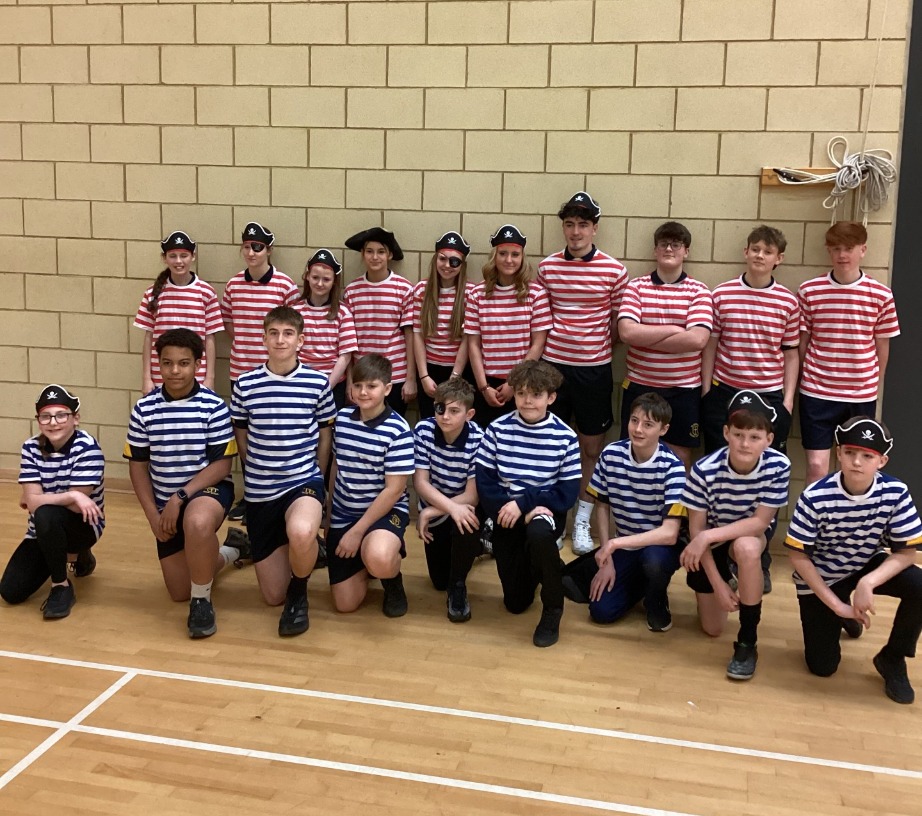 St Michael's students at pirate sport festival 