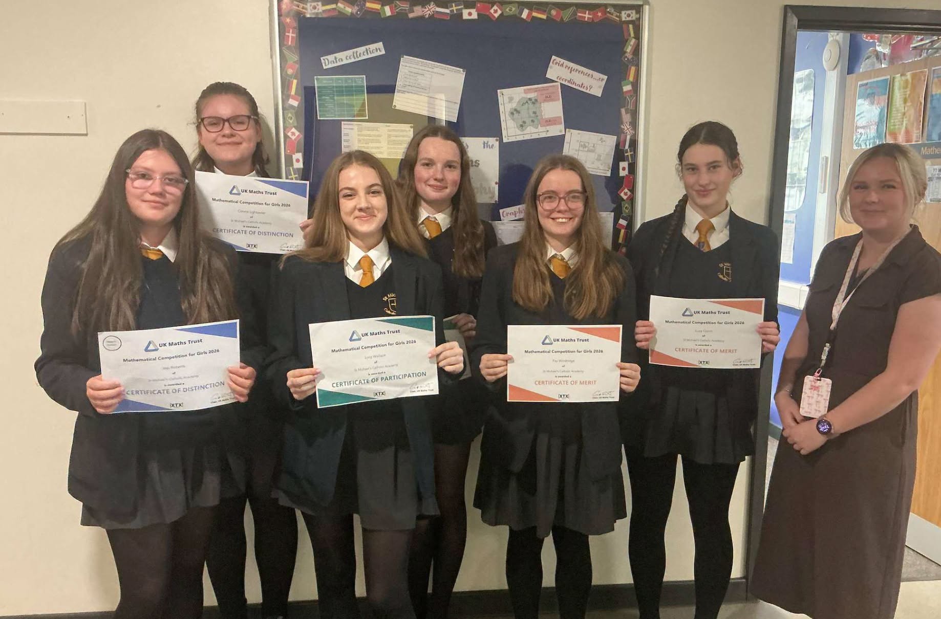 Image of Year 11 Mathematicians Achieve Outstanding Success in National Competition at St Michael's Catholic Academy