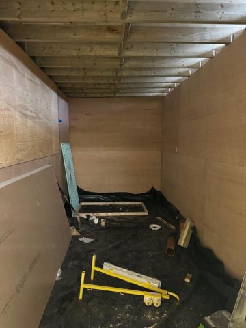 walls insulated and panelled