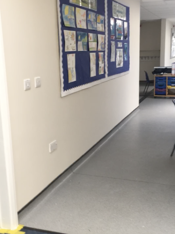JnS Painting & Decorating freshening up four of our classrooms in the Easter holidays