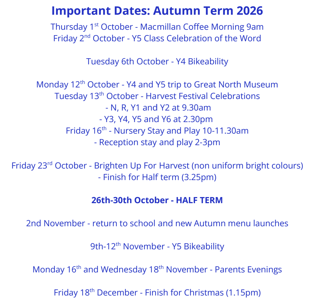 Image of Dates for the Diary