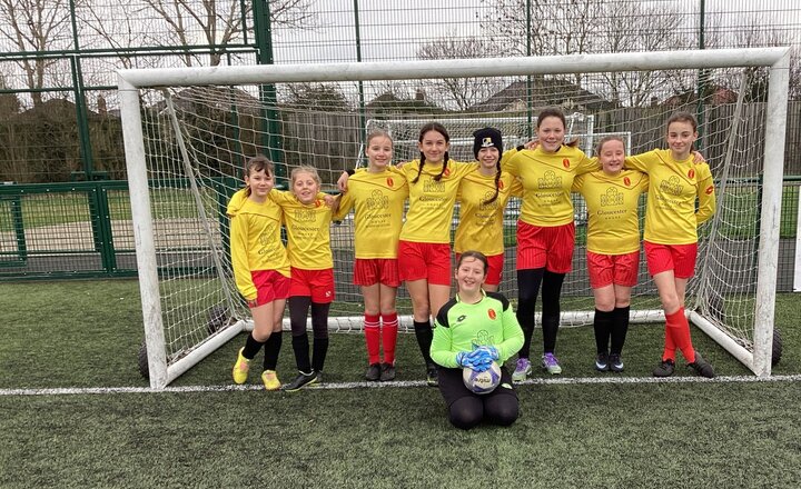 St Paul's girls football team