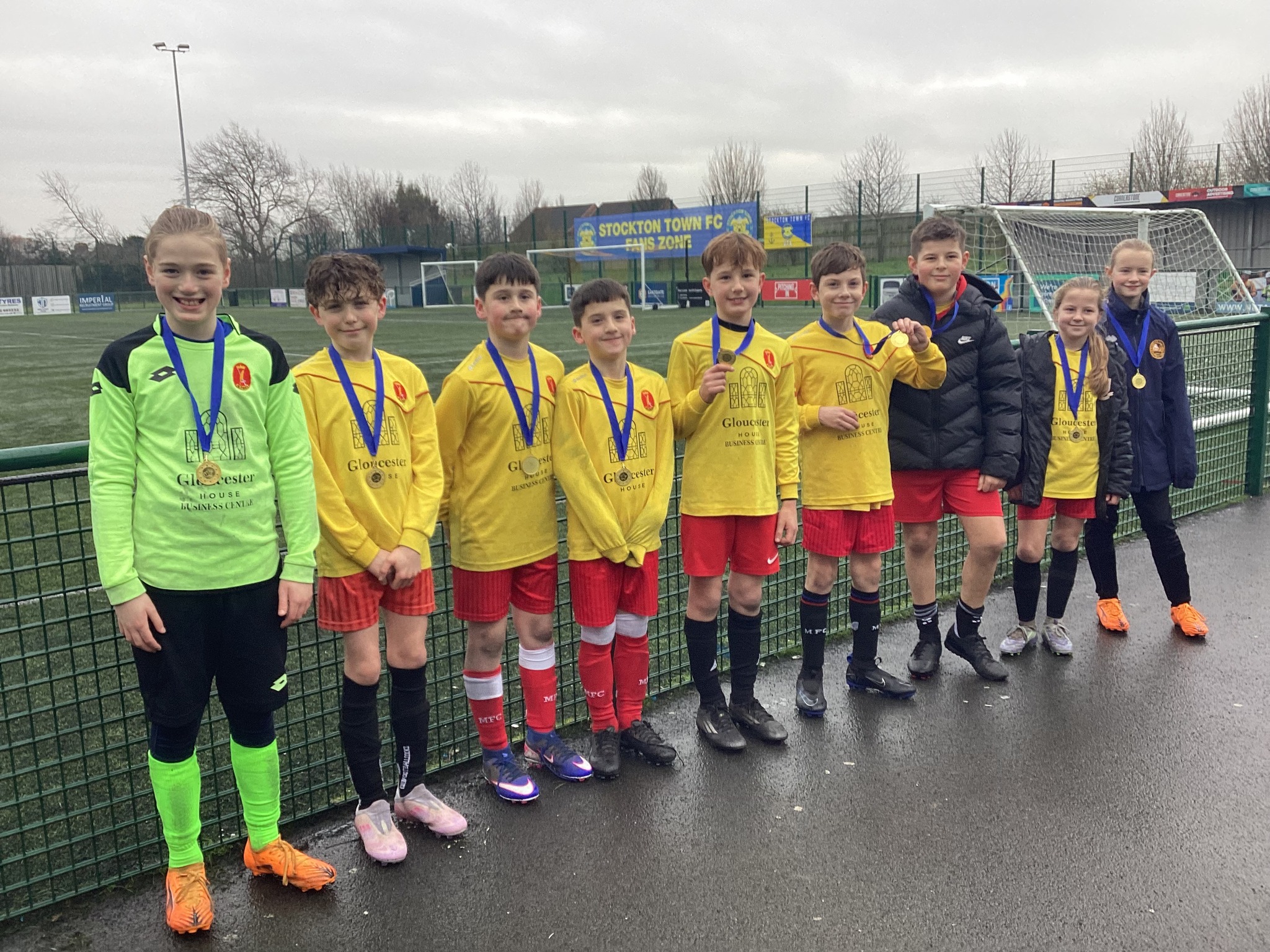 Image of Team Spirit Shines as Our Footballers Bring Home Gold