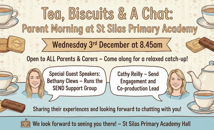 Image of Tea, Coffee and Biscuits with Parents 