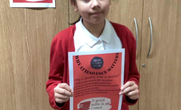 Pupil Success in Attendance Poster